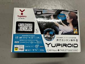 【付属品不足あり】ユピテル タブレットカーナビ 7インチワンセグ内蔵車載対応 Yupiroid