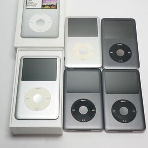 09) 14) Apple iPod classic A1238 160GB 5台 ジャンク