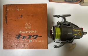 ☆ジャンク品☆　OLYMPIC　オリムピック　リール　釣り　Caster　Right　No.91　Spinning Reel　Fishing