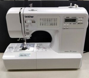 【厚地・ジーンズ・ニット・薄地・試し縫い・動作確認済】brother ブラザーコンピューターミシンBF-2000CPV2201【下糸クイック・軽量】