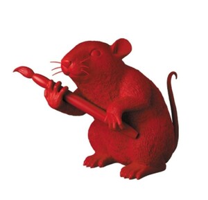 バンクシー　メディコム・トイ　MEDICOMTOY Banksy love rat red ver 　新品未開封　国内正規品　検)　ベアブリック　BE@RBRICK 