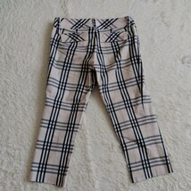 ★BURBERRY BLUE LABEL★ バーバリーブルーレーベル チェックパンツ☆34美品★_画像2