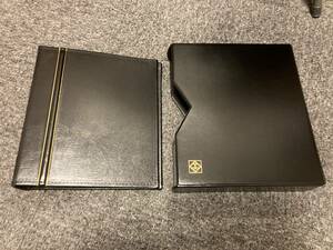 ライトハウス Lighthouse OPTIMA Classic Ring Binder クラシック リング バインダー ケース付き　黒 未使用 コイン収納等　送料無料