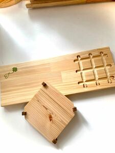 手作り木製プレゼント・コースターセット