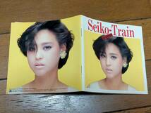 CD 松田聖子「Seiko-Train」ユーミンコレクション★特殊スリムケース★消費税表記無し3200円盤★赤いスイートピー/瞳はダイアモンド/制服_画像6