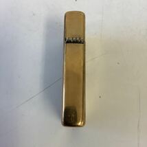 ◯営KU008-キT60【埼玉発】ZIPPO ジッポー 1932レプリカ 1991年製 ゴールドカラー SOLID BRASS 火花確認済み ケース付き 現状品_画像4