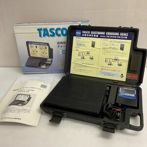 営YY29-100T TASCO タスコ 高精度エレクトロニック チャージングスケール TA101FB 冷媒充填計量器 通電確認済