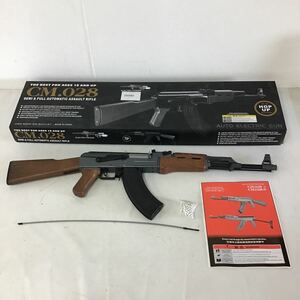 ◯営KU166-T140【埼玉発】THE BEST FOR AGES 18 AND UP AK47 CM.028 トイガン 動作未確認 現状品