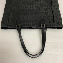 営MK34-80B FENDI フェンディ ズッキーノ柄 トートバッグ W約24㎝ H約31㎝ D約8㎝_画像7