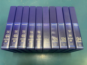 Sony/ソニー　DVCAMテープ　リサイクルテープ色々　PDV-184N、PDV-124N PDV-94N　10本まとめ売り