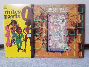 【二枚入り】マイルス・デイビス　Miles Davis　MILES DAVIS AT PLUGGED NICKEL, CHICAGO Vol2＆ON THE CORNER　LDレコード 説明書付き