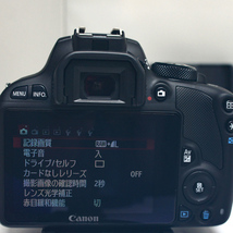 3000回未満 Canon EOS Kiss X7 レンズキット EF-S18-55 IS STM kit 一眼レフカメラ キャノン 付属品 本体 ズームレンズ KISSX7-1855ISSTMLK_画像4