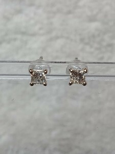 ☆pt900★天然ダイヤ0.18ct☆ピアス★15