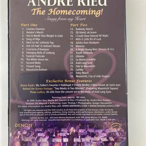 【DVD-CLASSIC】アンドレ・リュウ（Andre Rieu ）「THE HOMECOMING !」（レア）中古DVD（リージョンフリー)、USオリジナル初盤、CL-6の画像2