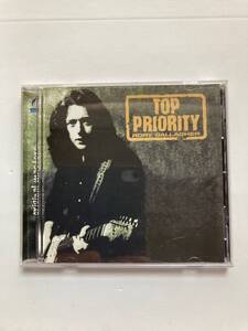 【ブルースロック】ロリー・ギャラガー（RORY GALLAGHER)「TOP PRIORITY」(レア）中古CD、USオリジナルCD初盤、BR-200