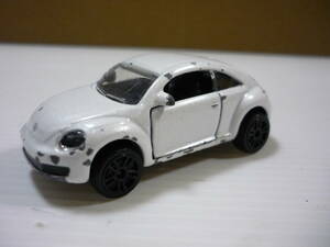 [管00]【送料無料】ミニカー 1/60 フォルクスワーゲン ザ ビートル 白 203A Volkswagen The Beetle マジョレット majorette 車 ミニチュア