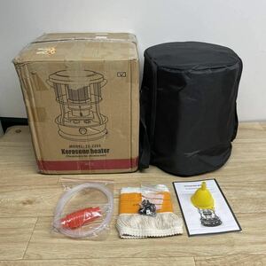 未使用保管品 メーカー不明 携帯小型石油ストーブ ＋Kerosene heater ZZ-2201 箱説明書 現状品【管2511Z】