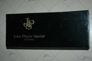 昭和レトロ カセットテープ 収納ケース JPS [John Player Special] used/OK品　検) 黒