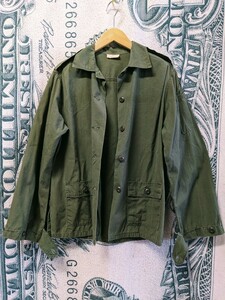 70s u.s.army womens ユーティリティJKT トロピカルジャケット サイズ16 ヴィンテージ OG-107 ミリタリー 米軍実物 1976年製 オリーヴ 