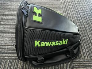 バイク用シートバッグ　カウル型　オートバイ　簡易防水　コンパクトシートバッグ　レザー×メッシュタイプ