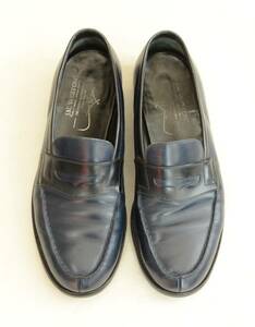 J.M WESTON ウエストン 180 ローファー ツートンレザー ネイビー×ブラック size 8