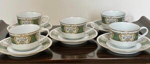 Noritake ノリタケ　カップ＆ソーサー　5客セット