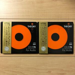 【日本製】TDK 音楽用CD-R THEORY 74分 650MB CD-RTH74N 計2枚