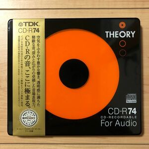 [ made in Japan ]TDK music for CD-R THEORY 74 minute 650MB CD-RTH74N total 1 sheets 