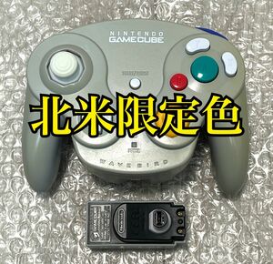 〈動作確認済〉GC 北米版 限定 WAVE BIRD グレー ウェーブバード ワイヤレスコントローラー レシーバー NINTENDO GAME CUBE ゲームキューブ