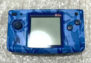 〈良品・動作確認済み〉NGP 後期型 ネオジオポケット カラー 本体 カモフラージュブルー NEO GEO Pocket Color 新型