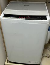 HITACHI 全自動洗濯機　インバータ式　ビートウォッシュ BW-70WV大阪 美品_画像1