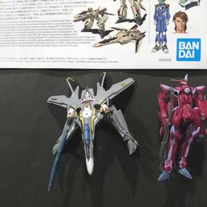 新品 美品 オマケ付き★1/100 HG YF-19 マクロスプラス バルキリー プラモ★バンダイ ガウォーク ファイター バトロイド 変形 YF-21 オズマの画像10