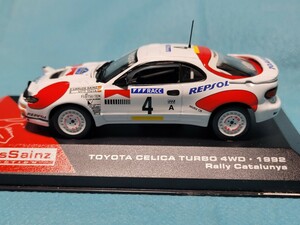 新品未展示　TOYOTA CELICA TURBO 4WD 1992 RALLY Catalunya 1/43