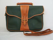 DOONEY&BOURKE ドゥーニー＆バーク ビジネスバッグ グリーン レザー キングラム[fnk]_画像1