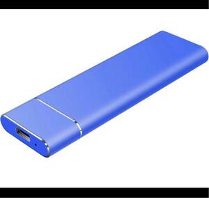  attached outside hard Drive Type-C USB 3.1 1TB blue 
