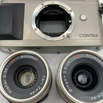 コンタックス Contax G1 フィルムカメラ 28mm 35mmレンズ 中古現状_画像9
