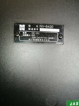 K73【当時物】 National ナショナル NV-8420 VHS ポータブルビデオカセットレコーダー ジャンク品_画像6