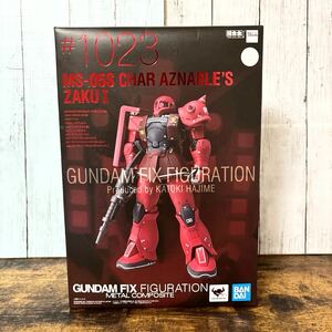 z12@未開封 超合金 GUNDAM FIX FIGURATION 機動戦士ガンダム THE ORIGIN版 シャア専用 ザクI METAL COMPOSITE #1023