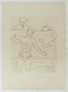 アンドレ・ドラン『ギリシャ神話』より「作品5」銅版画　ノーサイン シートのみ　1951年制作