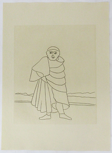 アンドレ・ドラン『ギリシャ神話』より「作品1」銅版画　ノーサイン シートのみ　1951年制作