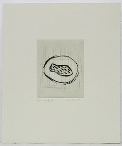 山中現『一つの意味』銅版画　ed.8/30.　鉛筆サイン　シートのみ　2001年制作