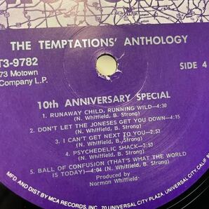 The Temptations Anthology テンプテーションズ 3枚組 LPレコード の画像4