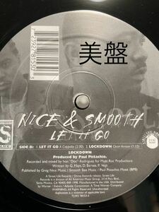 美盤　LET IT GO / NICE & SMOOTH/