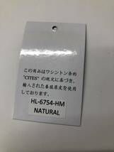 HB9179 ヒマラヤ クロコダイル 長財布 ラウンドファスナータイプ ワニ革 レザー NATURAL 小銭入れ 専用袋・箱付き 未使用品_画像9