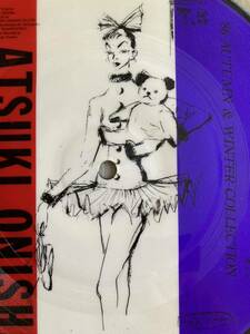 金子國義　ピクチャレコード　ATSUKI ONISHI '86 Autumn & Winter Collection showノベルティーシングルレコード　非売品