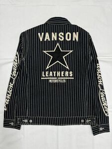 VANSON バンソン Gジャン デニムジャケット JFV-2301 ウォバッシュ Lサイズ