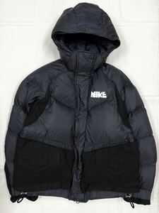 Sacai Nike Men’s Parka Jacket サカイ ナイキ コラボ パーカージャケット CT3269-010 ブラック Sサイズ