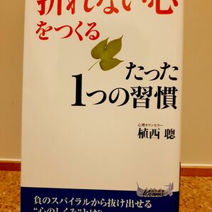 「折れない心」をつくるたった１つの習慣 （青春新書ＰＬＡＹ　ＢＯＯＫＳ　Ｐ－９１９） 植西聰／著