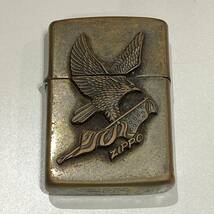 #2983A ZIPPO ジッポー　イーグル　鷲　彫刻　彫物　オイルライター 中古品_画像1