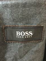 V222☆【レザージャケット 革ジャン】HUGO BOSS ヒューゴボス 茶 50_画像8